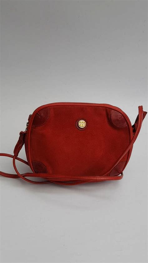 red gucci side bag|gucci red bag vintage.